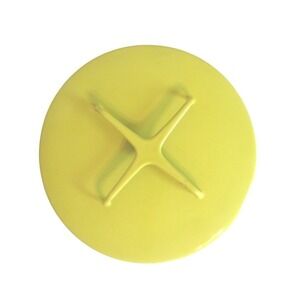 Dansk Koben Replacement Lid Bright Yellow Enamel 9" Wide Casserole Trivet Handle